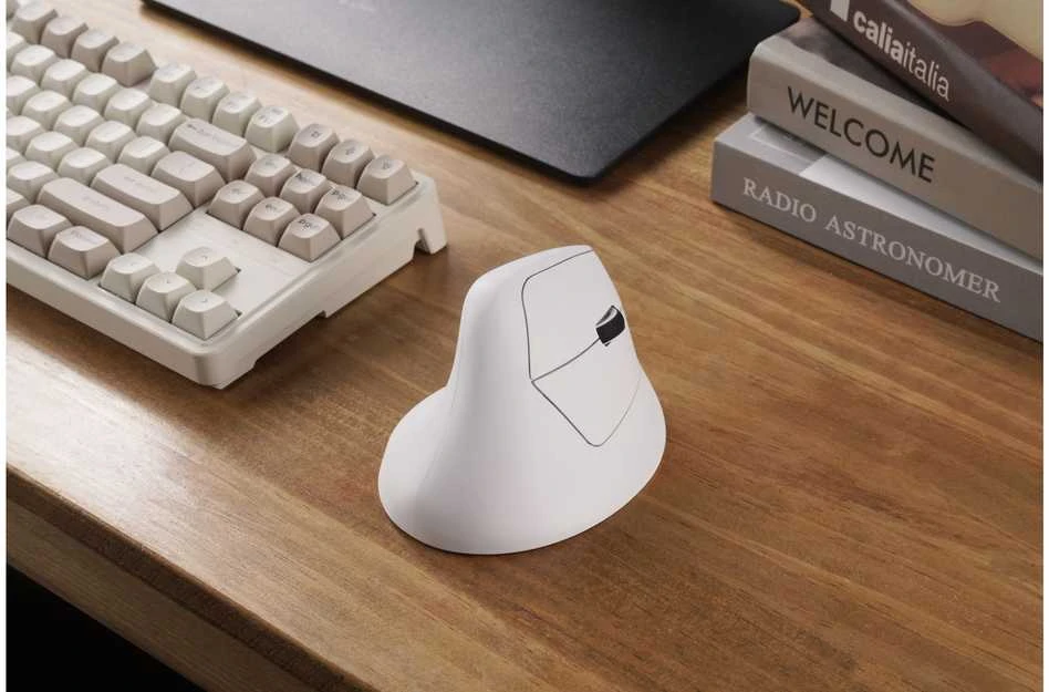 Keychron M5 Wireless (M5-A24) 8000Hz Baltas (Balta) Belaidė Žaidimų Pelė