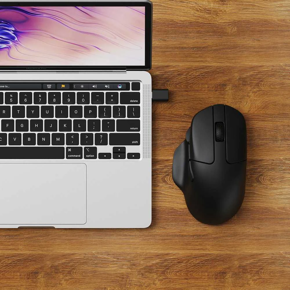 Keychron M7 Wireless Juodas (Juoda) Belaidė Žaidimų Pelė