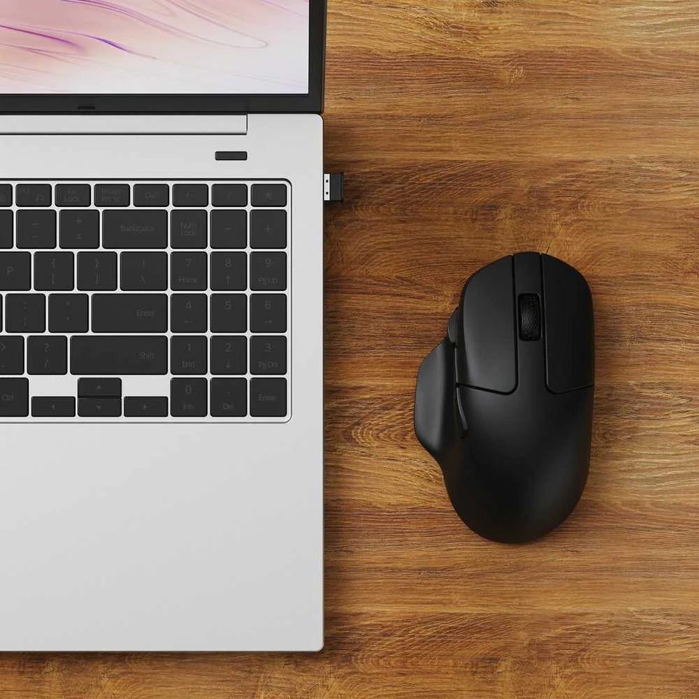 Keychron M7 Wireless Juodas (Juoda) Belaidė Žaidimų Pelė