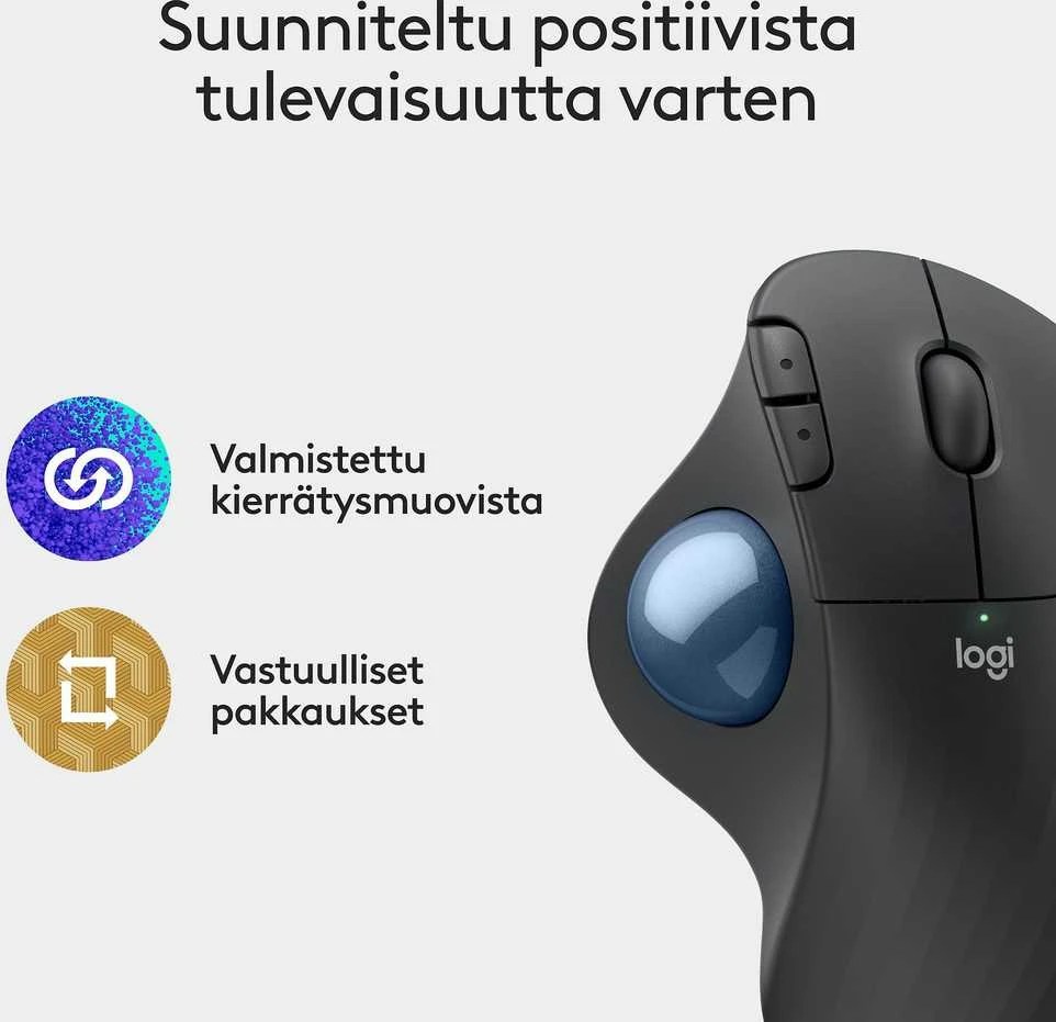 „Logitech M575S“ belaidė rutulinė pelė
