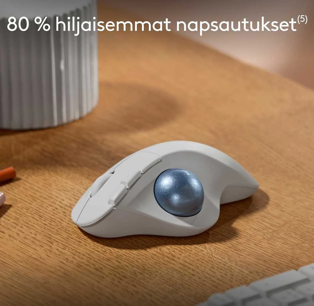„Logitech M575S“ belaidė pelė „Balta“