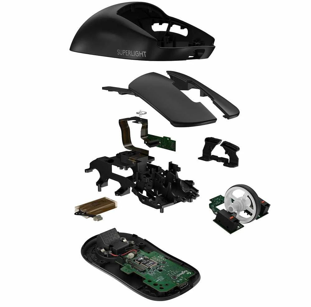 Žaidimų pelė Logitech G Pro X Superlight 2, juoda