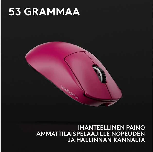 Logitech G PRO X SUPERLIGHT 2c LIGHTSPEED Wireless Belaidė Žaidimų Pelė | Rožinė