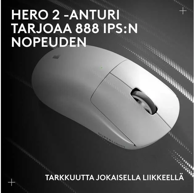 Logitech G PRO X SUPERLIGHT 2c LIGHTSPEED Wireless Belaidė Žaidimų Pelė | Baltas