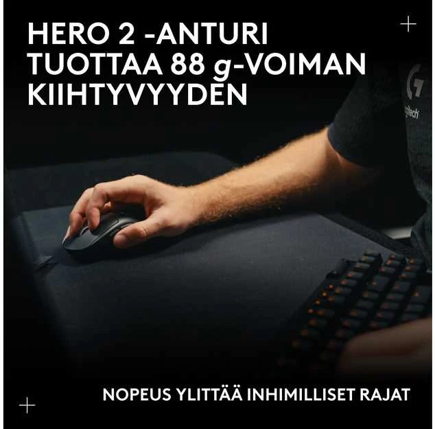 Logitech G PRO X SUPERLIGHT 2c LIGHTSPEED Wireless Belaidė Žaidimų Pelė | Baltas