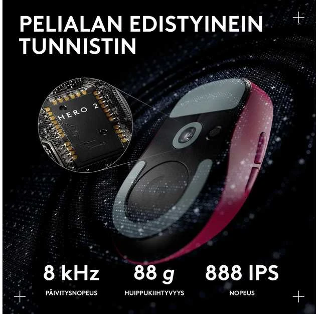 Logitech G PRO X SUPERLIGHT 2c LIGHTSPEED Wireless Belaidė Žaidimų Pelė | Rožinė