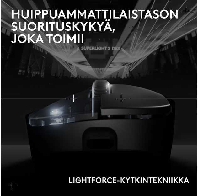 Logitech PRO X S LGT 2 DEX Pelė TORPEDO - EMSNO LANGEWR2I-934BLACKRTL