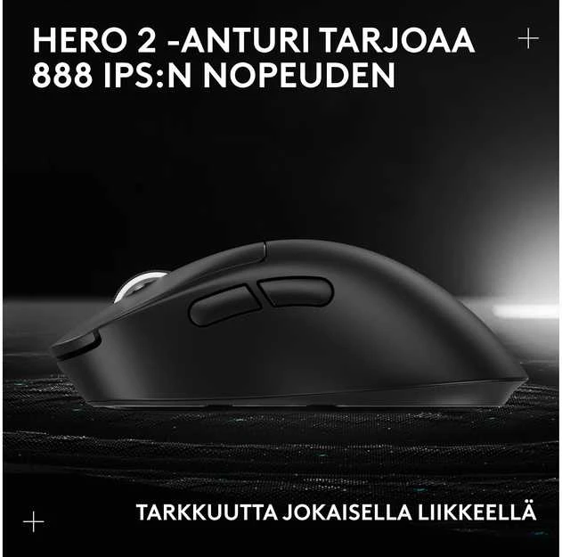 Logitech PRO X S LGT 2 DEX Pelė TORPEDO - EMSNO LANGEWR2I-934BLACKRTL