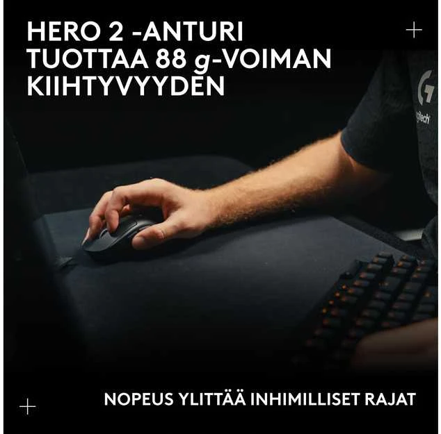 Logitech PRO X S LGT 2 DEX Pelė TORPEDO - EMSNO LANGEWR2I-934BLACKRTL