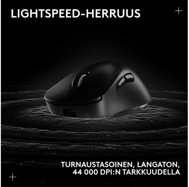 Logitech PRO X S LGT 2 DEX Pelė TORPEDO - EMSNO LANGEWR2I-934BLACKRTL