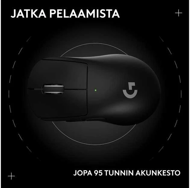 Logitech PRO X S LGT 2 DEX Pelė TORPEDO - EMSNO LANGEWR2I-934BLACKRTL