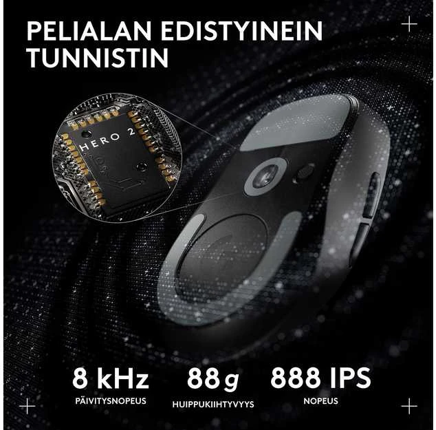 Logitech PRO X S LGT 2 DEX Pelė TORPEDO - EMSNO LANGEWR2I-934BLACKRTL