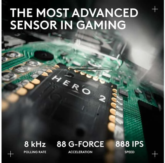 Logitech G PRO X2 SUPERSTRIKE LIGHTSPEED Wireless Belaidė Žaidimų Pelė | Lunar Eclipse