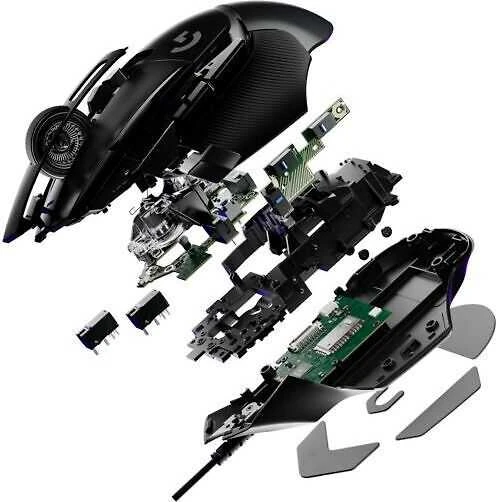 Logitech Pelė G502 X juodas juodas
