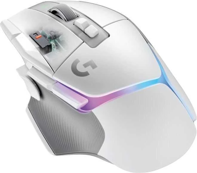 Pelė Logitech G502 X Plus Lightspeed -langaton pelihiiri, valkoinen
