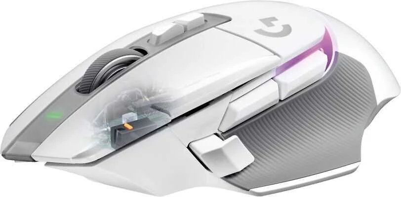 Pelė Logitech G502 X Plus Lightspeed -langaton pelihiiri, valkoinen