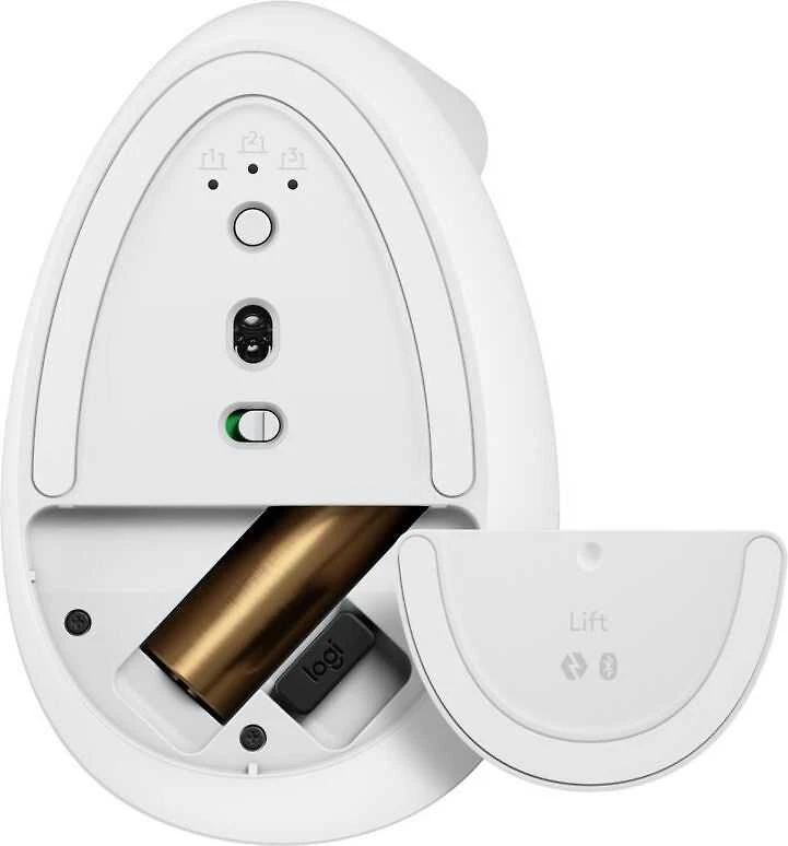 Kompiuterinė pelė Logitech Lift for Mac, Baltos spalvos