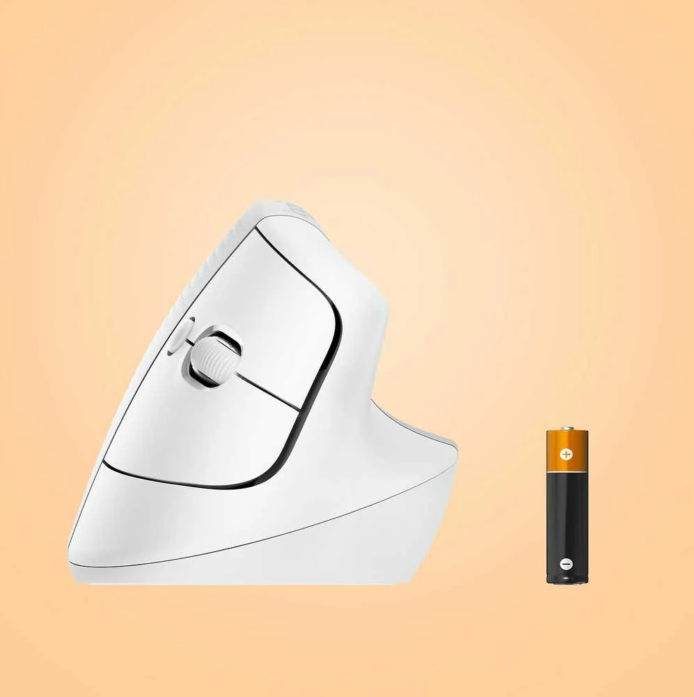Kompiuterinė pelė Logitech Lift for Mac, Baltos spalvos