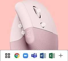Pelė Logitech Lift, rožinė