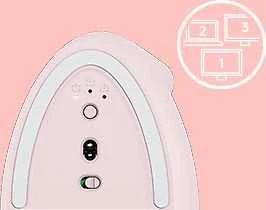 Pelė Logitech Lift, rožinė