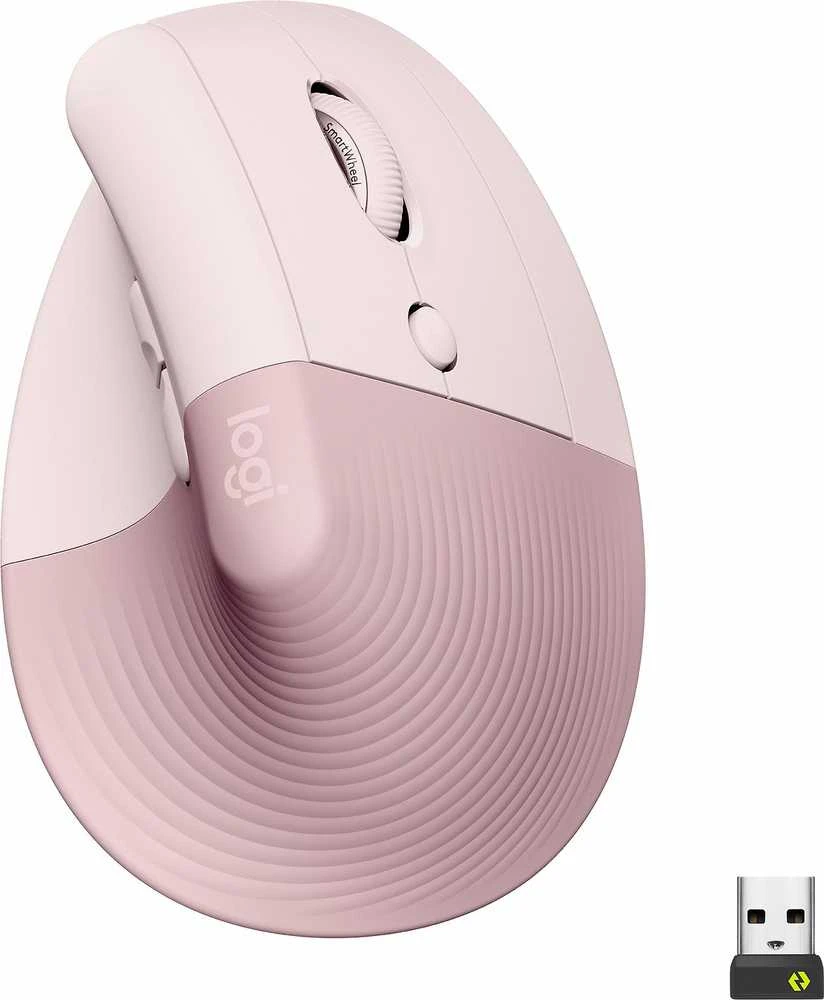 Pelė Logitech Lift, rožinė