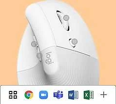 Pelė Logitech Lift, Baltos spalvos
