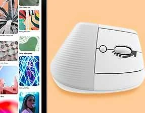 Pelė Logitech Lift, Baltos spalvos