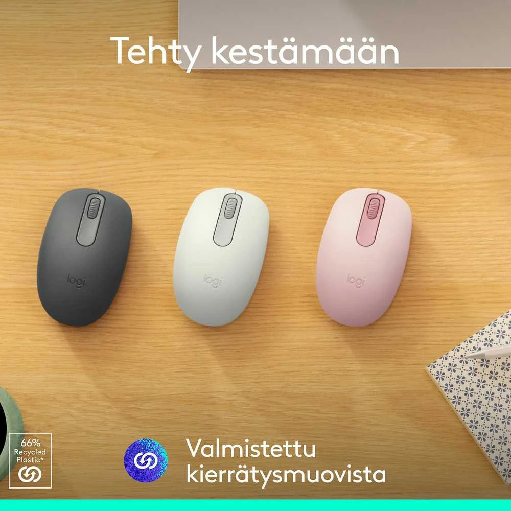 LOGITECH M196 Bluetooth pelė - IŠJUNGTA Baltas - BT - EMEA28i-935