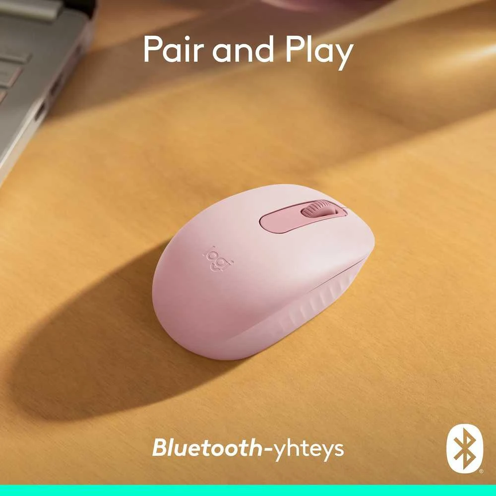 LOGITECH M196 Bluetooth pelė – ROSE – BT – EMEA28i-935