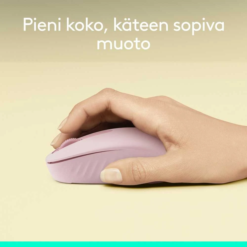 LOGITECH M196 Bluetooth pelė – ROSE – BT – EMEA28i-935