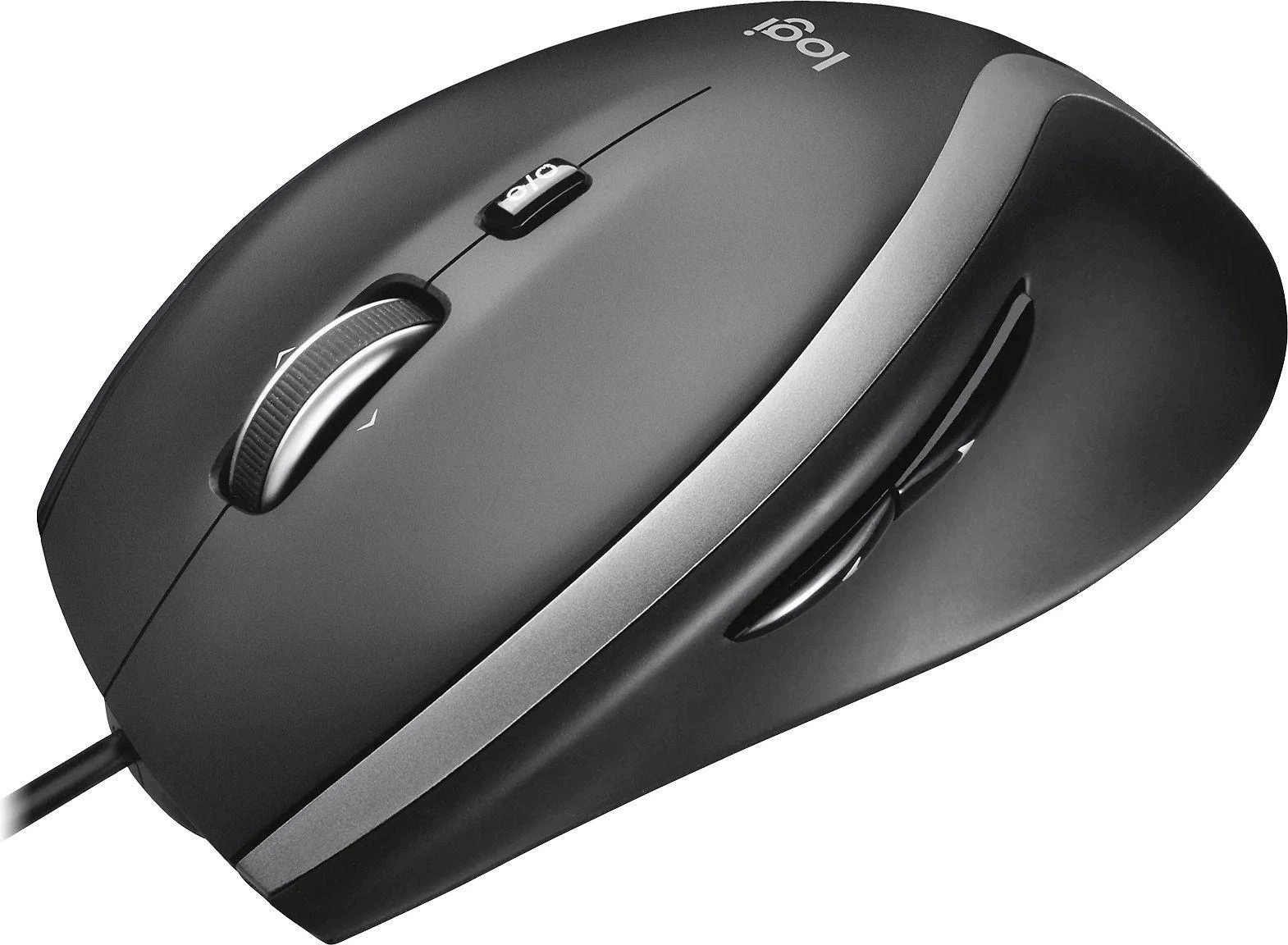 Logitech M500 Advanced Laidinė pelė, USB Type-A, Optinė, 4000 DPI, Juoda
