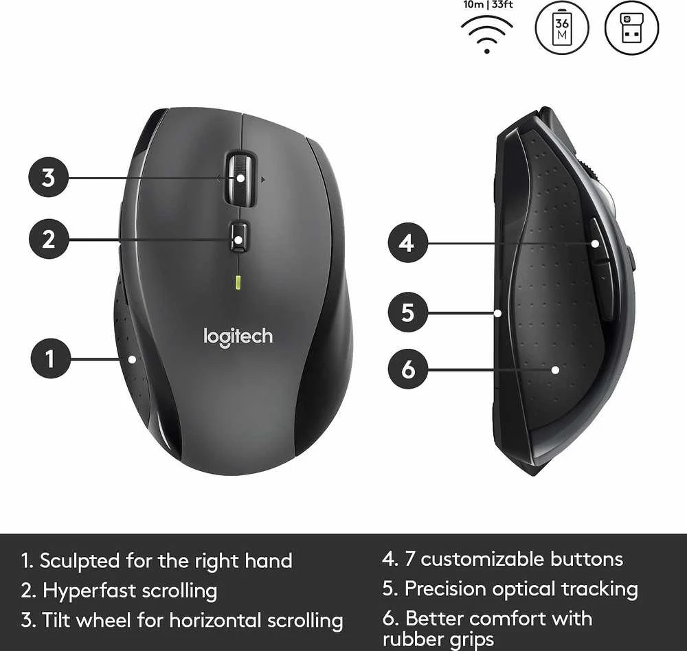Belaidė pelė Logitech M705