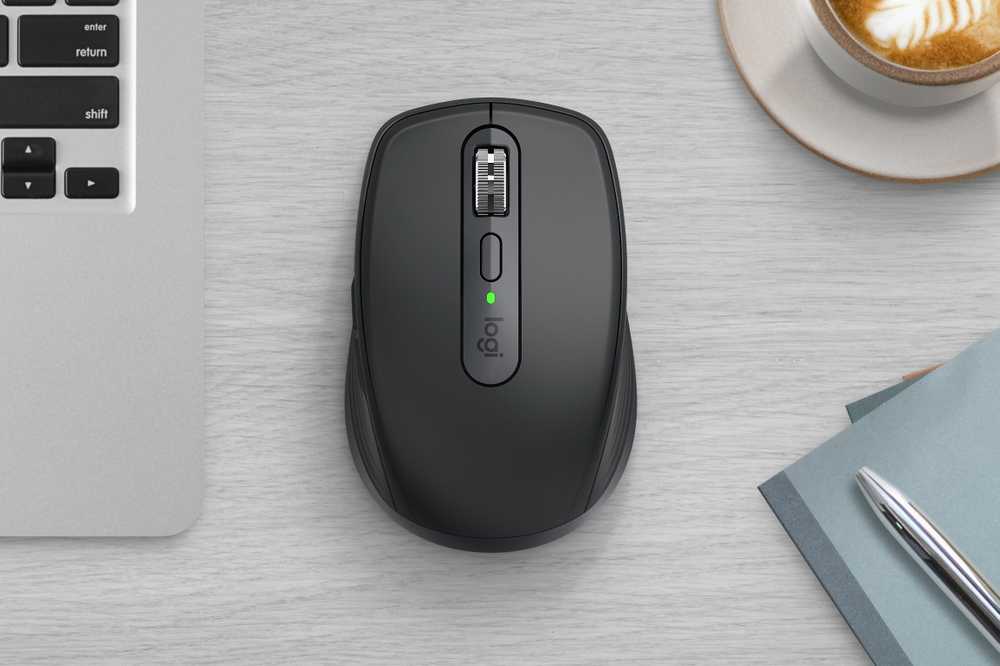 „Logitech MX Anywhere 3S“ belaidė pelė, juoda