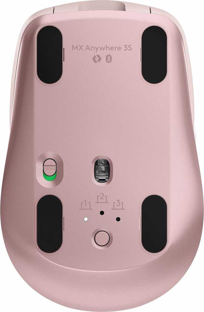 „Logitech MX Anywhere 3S“ belaidė pelė, rožinė