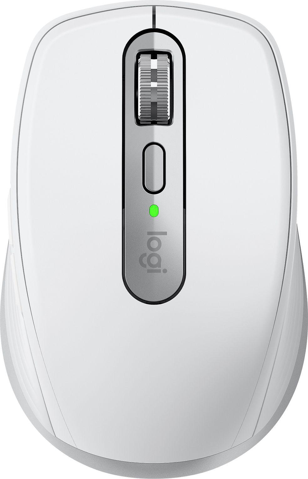 Belaidė pelė Logitech MX Anywhere 3S - RF belaidė + Bluetooth, lazerinis, 8000 DPI, Pale Pilkas (Baltas)