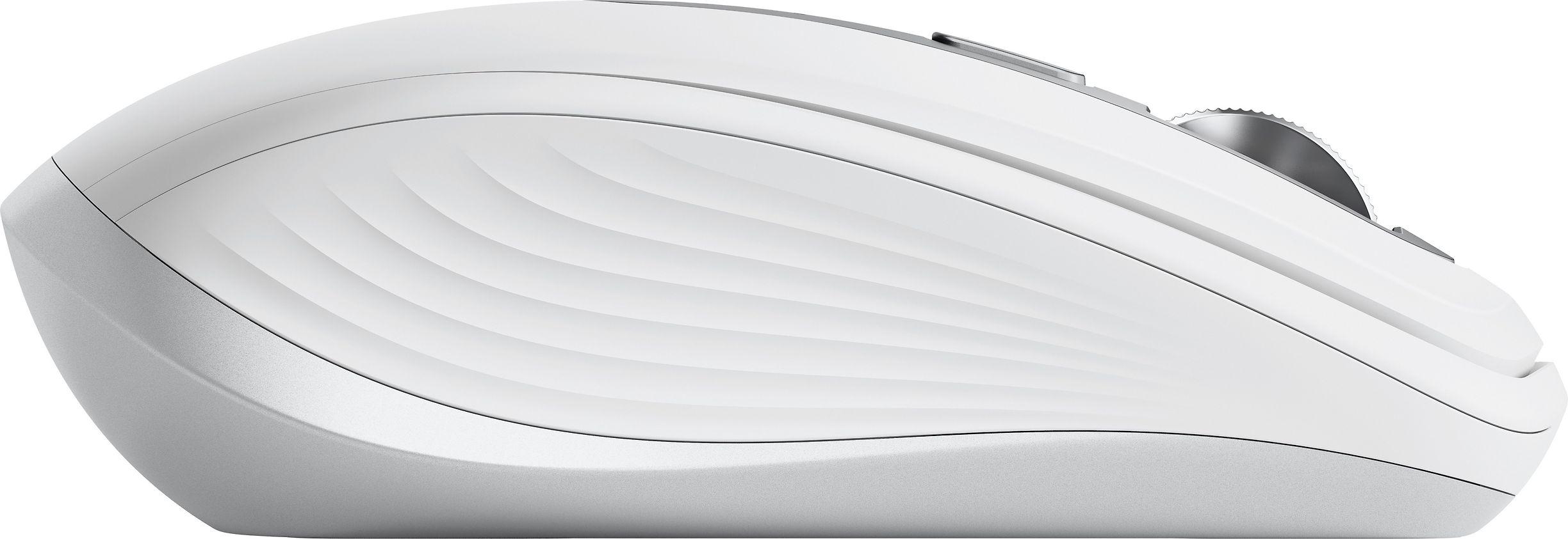 Belaidė pelė Logitech MX Anywhere 3S - RF belaidė + Bluetooth, lazerinis, 8000 DPI, Pale Pilkas (Baltas)