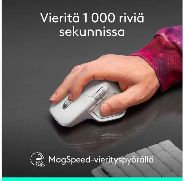 Pelė LOGITECH MX Master 4, skirta „Mac“ – SPACE Juodas – BT – EMEA28i-935