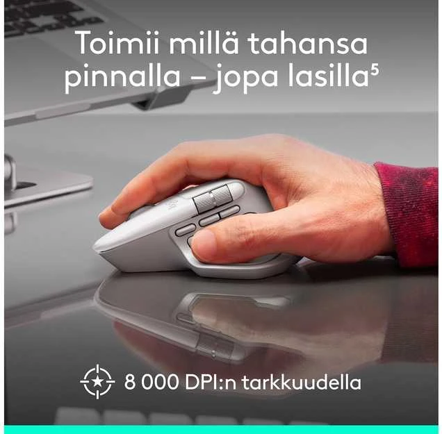 Pelė LOGITECH MX Master 4, skirta „Mac“ – SPACE Juodas – BT – EMEA28i-935