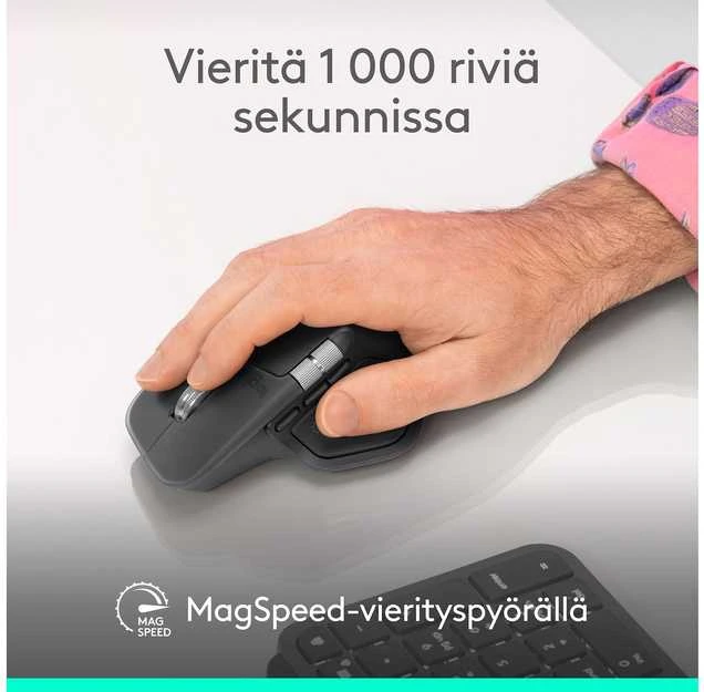 Pelė Logitech MX Master 4 hiiri, grafiitti