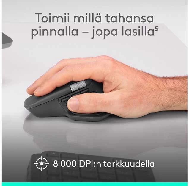 Pelė Logitech MX Master 4 hiiri, grafiitti