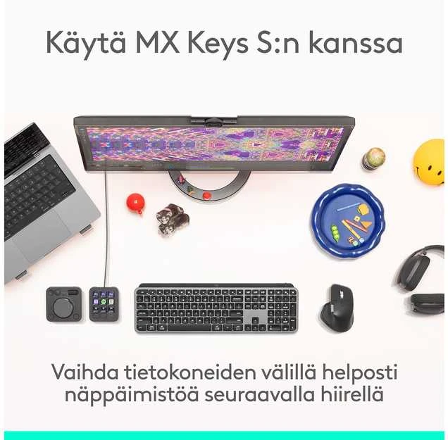 Pelė Logitech MX Master 4 hiiri, grafiitti