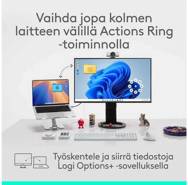 Pelė Logitech MX Master 4 hiiri, grafiitti