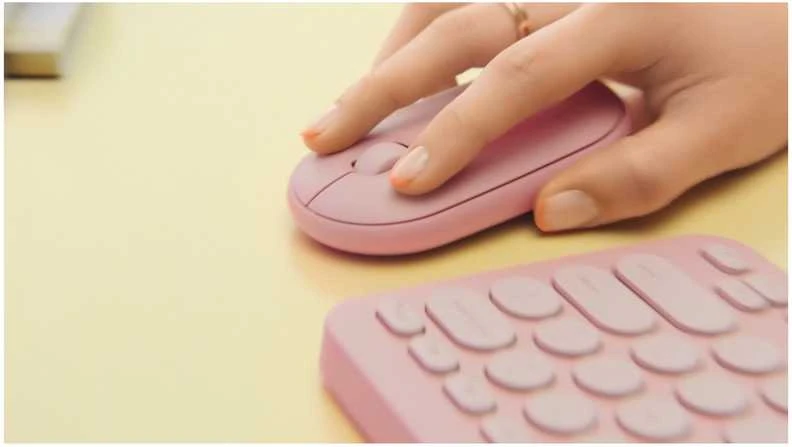 Belaidė pelė Logitech Pebble 2 M350s, Rožinė