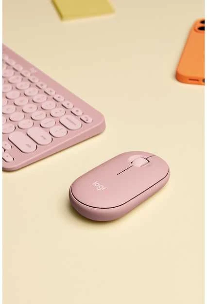 Belaidė pelė Logitech Pebble 2 M350s, Rožinė