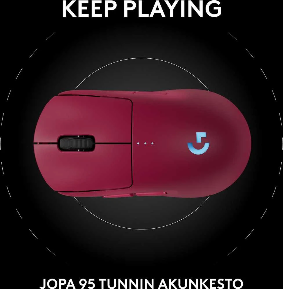Pelė Logitech Rožinė PRO 2 LIGHTSPEED - Rožinis - EWR2I-934