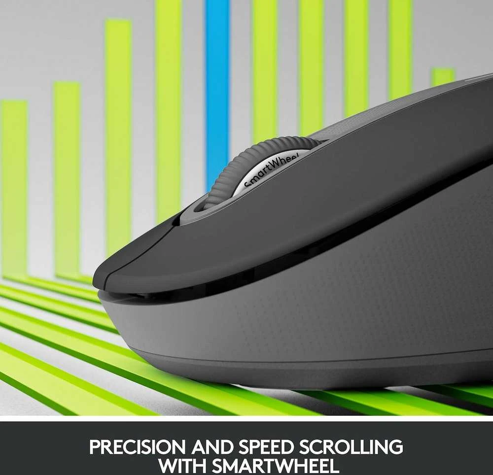Belaidė pelė Logitech Signature M650 L Left, grafito spalvos