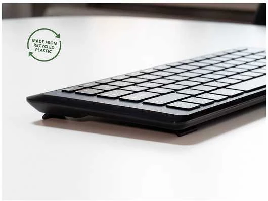 Mousetrapper Type Mini Belaidė klaviatūra QWERTY NORDIC USB-C & Bluetooth, Mini, su laidu & Wireless, USB + RF belaidė + Bluetooth, QWERTY, Juodas