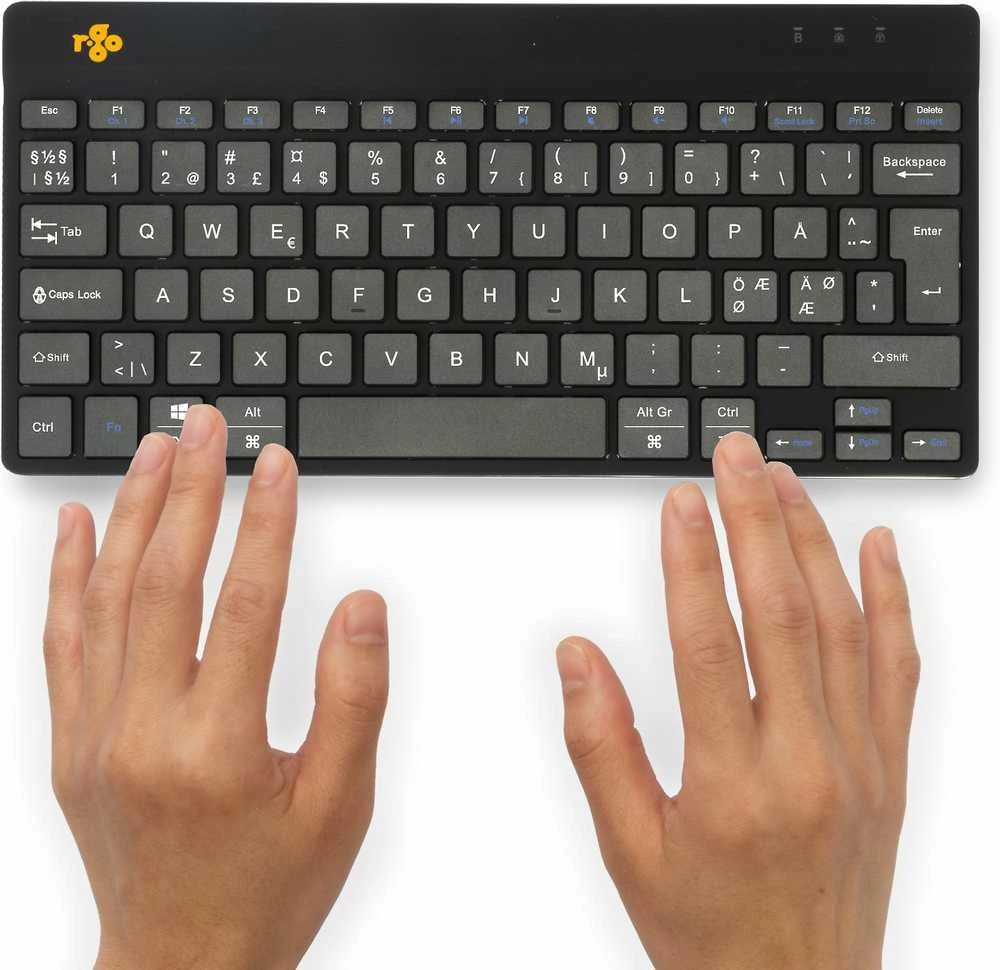 R Go Tools Compact Break ergonomiška klaviatūra, QWERTY (ND),