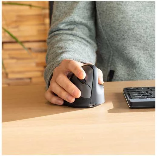 Pelė R-Go HE Break -ergonominen hiiri, BT, M-koko, oikealle kädelle