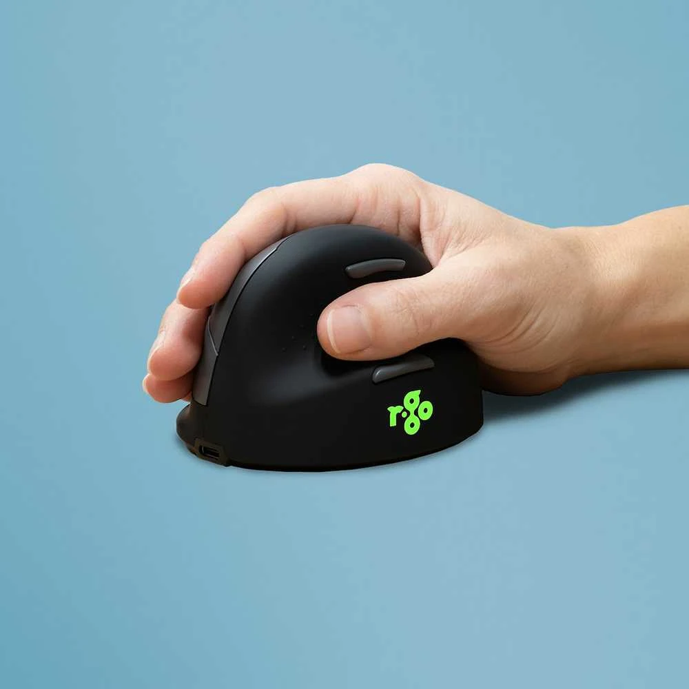 Pelė R-Go HE Break -ergonominen hiiri, BT, M-koko, oikealle kädelle